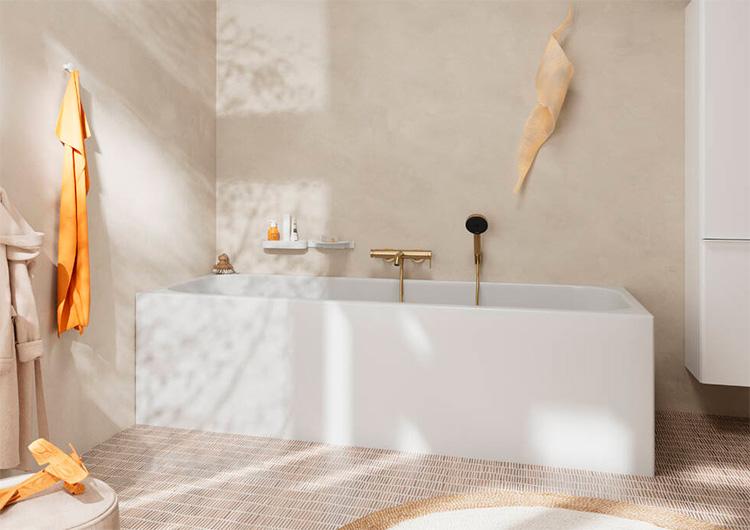 hansgrohe Tecturis komplet badekararmatur 3jet - B&oslash;rstet bronze