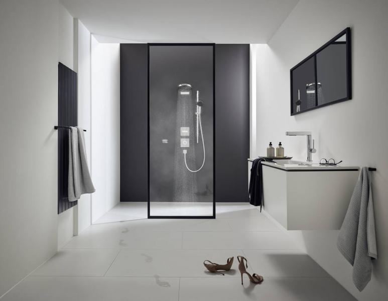 hansgrohe Pulsify Select S 150 Relaxation bruses&aelig;t 3jet - 90 cm - Mat hvid