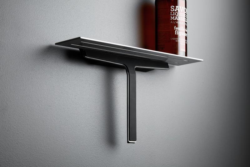 Unidrain ReFrame s&aelig;behylde med bruseskraber - Poleret st&aring;l