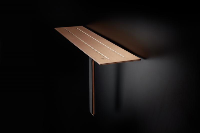 Unidrain ReFrame s&aelig;behylde med bruseskraber - Kobber