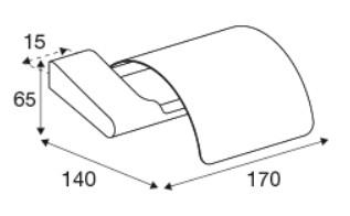 Pressalit Style toiletpapirholder m/frontplade - B&oslash;rstet messing