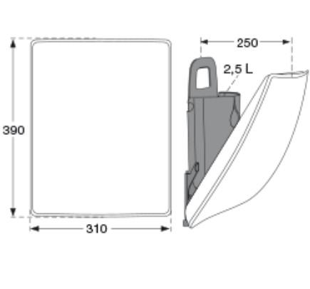 Pressalit v&aelig;gspand og Cera+ toilets&aelig;de m/Soft close
