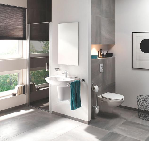 Grohe Bau Cosmopolitan toiletb&oslash;rste til v&aelig;g - Krom