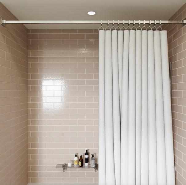 Hefe Elegant firkantet forh&aelig;ngstang