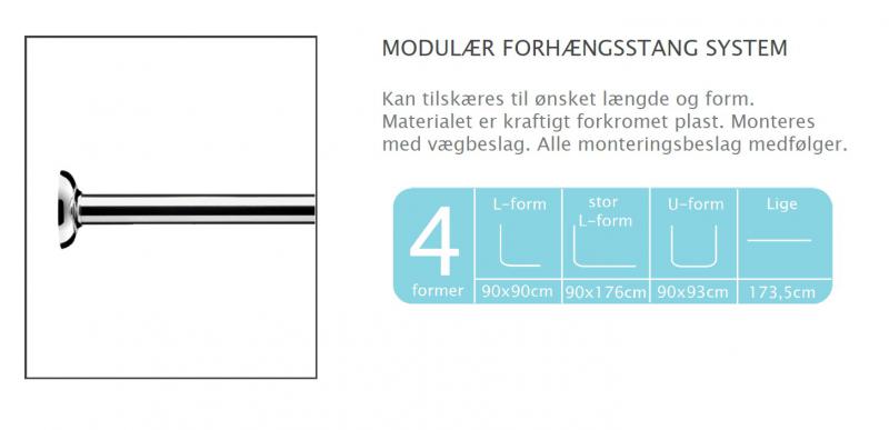 Hefe Modul&aelig;r forh&aelig;ngsstang system