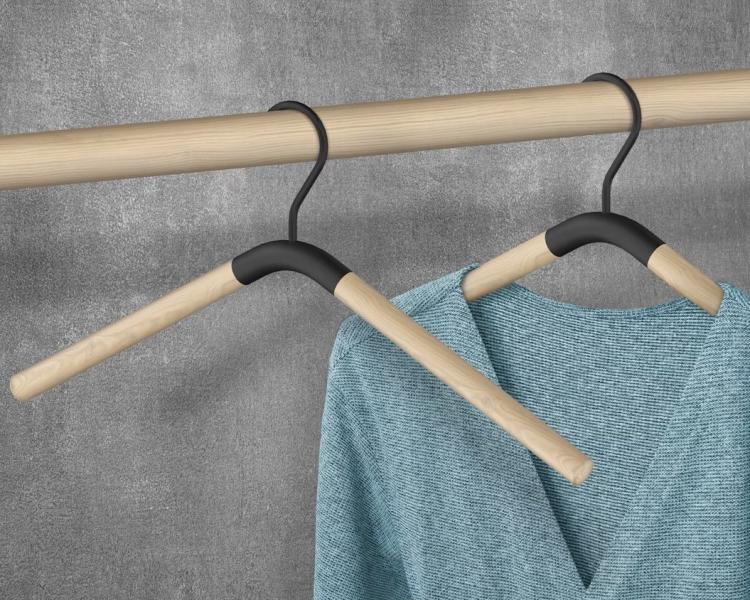 Beslagsboden b&oslash;jle 2 stk - Tr&aelig;/mat sort