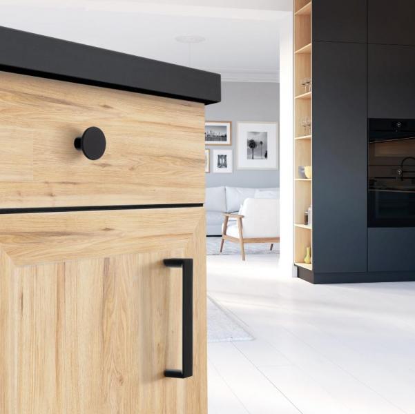 Beslagsboden BB617 b&oslash;jlegreb - Mat sort