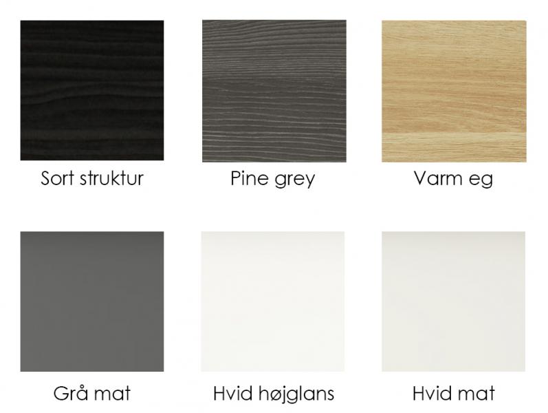 Dansani Mido+ 60 vaskeskab m/skuffer - Varm eg