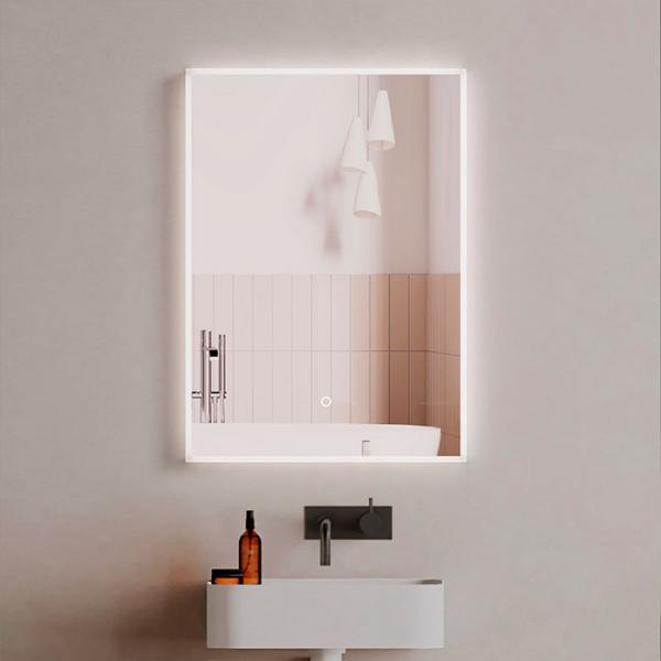 Cass&oslash;e Ravenna spejl m/lys og touch - 60x80 cm