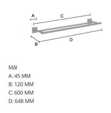 Smedbo House tilbeh&oslash;rspakke 3 - Mat sort