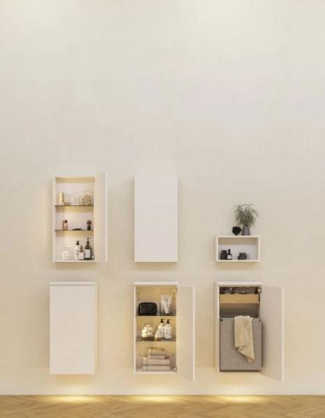 Dansani Luna Urban overskab - H&oslash;jreh&aelig;ngslet - Hvid mat