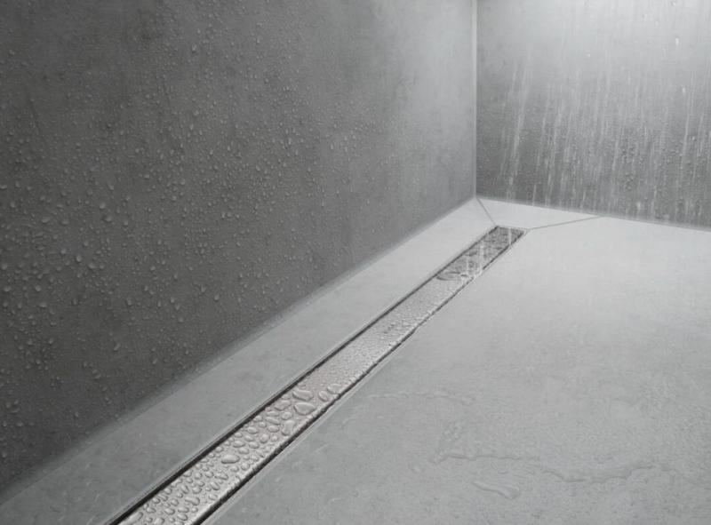 Hansgrohe RainDrain Match Kappes&aelig;t - 120 cm - B&oslash;rstet rustfri st&aring;l