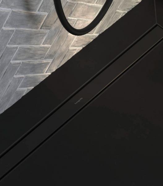 Hansgrohe RainDrain Match Kappes&aelig;t - 100 cm - Mat sort