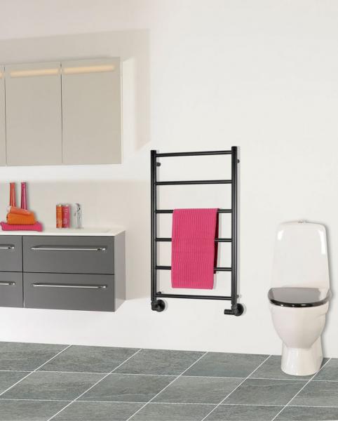 Kriss Polaris h&aring;ndkl&aelig;det&oslash;rrer - 50x80 cm - Krom