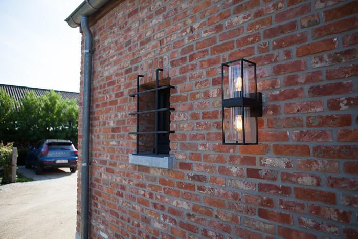 Lutec Tradition Flair dobbelt udend&oslash;rslampe til v&aelig;g - Mat sort