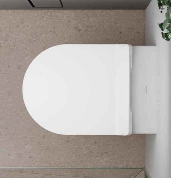 hansgrohe EluPura S v&aelig;gh&aelig;ngt toilet inkl. s&aelig;de, AquaHelix og SmartClean