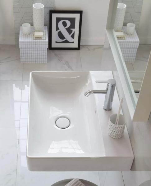 Duravit Durasquare 60 h&aring;ndvask t/v&aelig;g eller m&oslash;bel