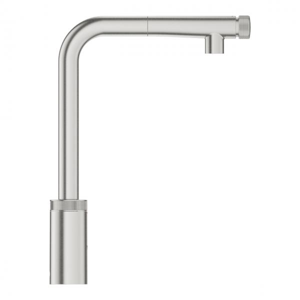 Grohe Minta SmartControl k&oslash;kkenarmatur m/udtr&aelig;k - Supersteel