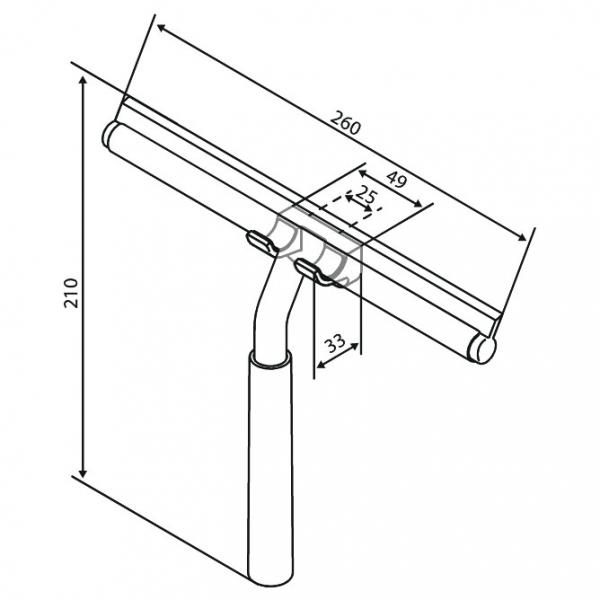 Damixa Zen pakke til bruseren - B&oslash;rstet messing