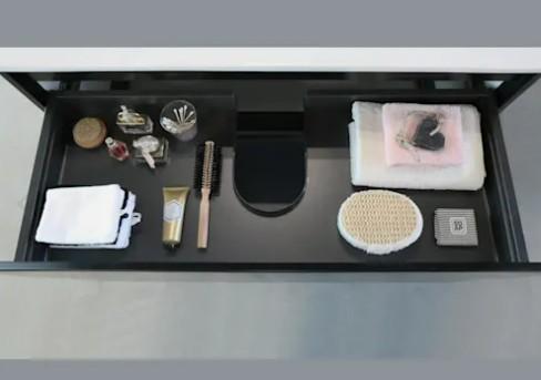 Sanibell Proline m&oslash;bels&aelig;t 80 m/integrerede greb - Mat hvid