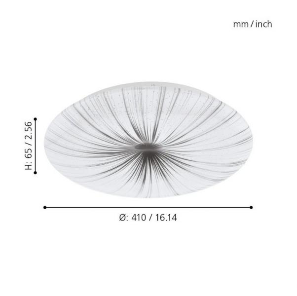Eglo Nieves v&aelig;g- og loftslampe