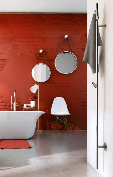 Smedbo Dry h&aring;ndkl&aelig;det&oslash;rrer til el - 172 cm - Poleret rustfrit st&aring;l