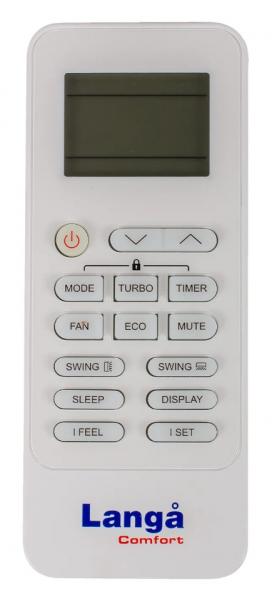 Lang&aring; varmepumpe luft til luft 7,5 kw med WiFi