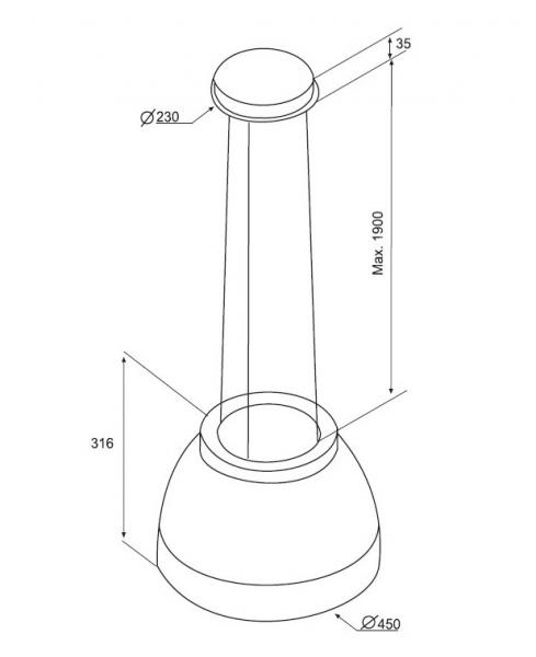 Eico Luna N - Link-2 frith&aelig;ngende wireh&aelig;ngt emh&aelig;tte - Sort