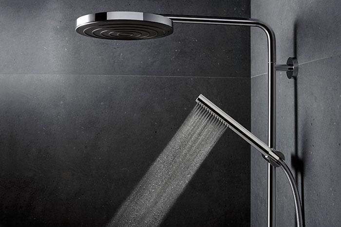 hansgrohe Pulsify S Puro 1jet & Tecturis komplet pakke til badev&aelig;relset - Krom