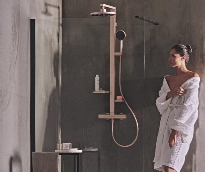 Ideal Standard Alu+ 260 komplet brusesystem - Ros&eacute;