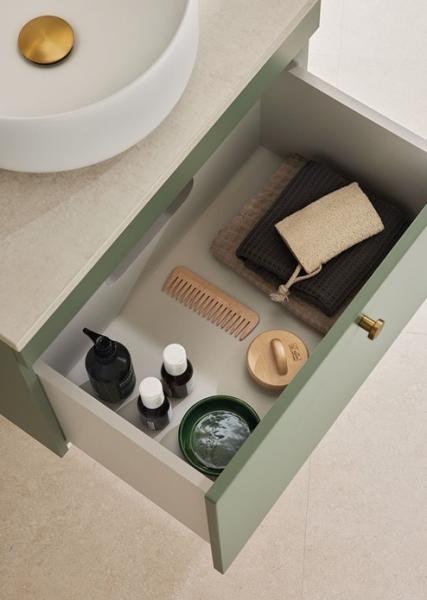 Hafa Haze 60 m&oslash;belpakke m/bowlevask - Mat gr&oslash;n