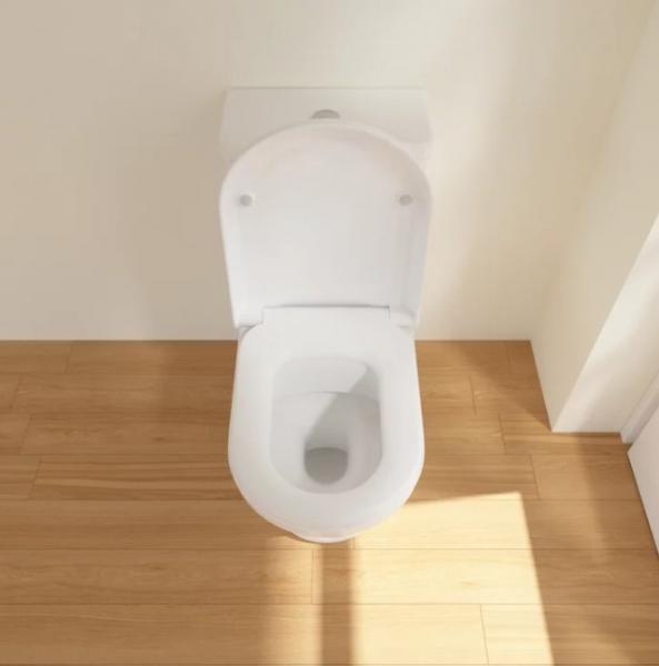 Villeroy & Boch Hommage gulvst&aring;ende toilet m/Ceramic+ u/cisterne - Hvid