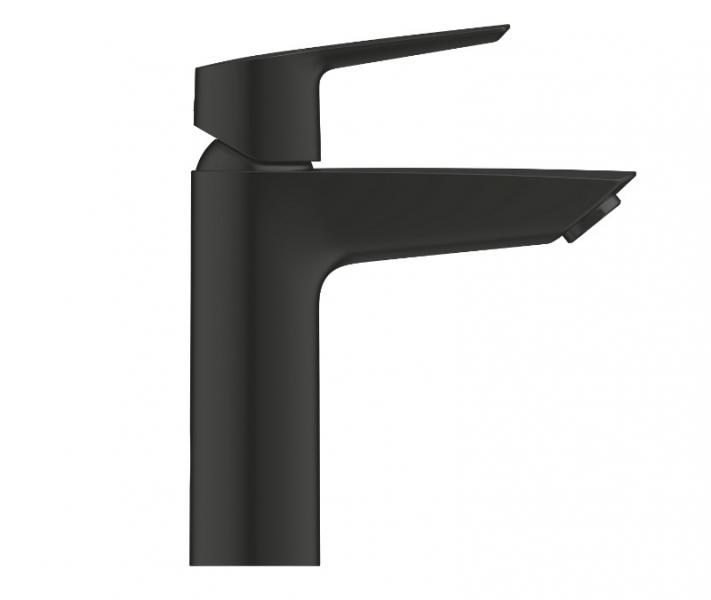 Grohe Start M h&aring;ndvaskarmatur m/push-open bundventil - Mat sort