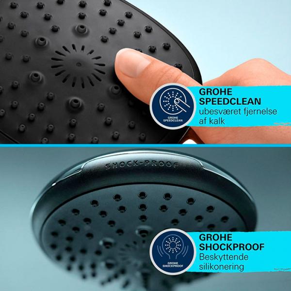 Grohe Vitalio Start 110 bruses&aelig;t 1 spray m/Water Saving