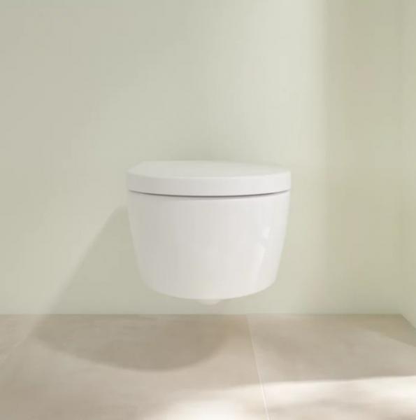 Villeroy & Boch Avento Rimless v&aelig;gh&aelig;ngt toilet inkl. s&aelig;de - Hvid